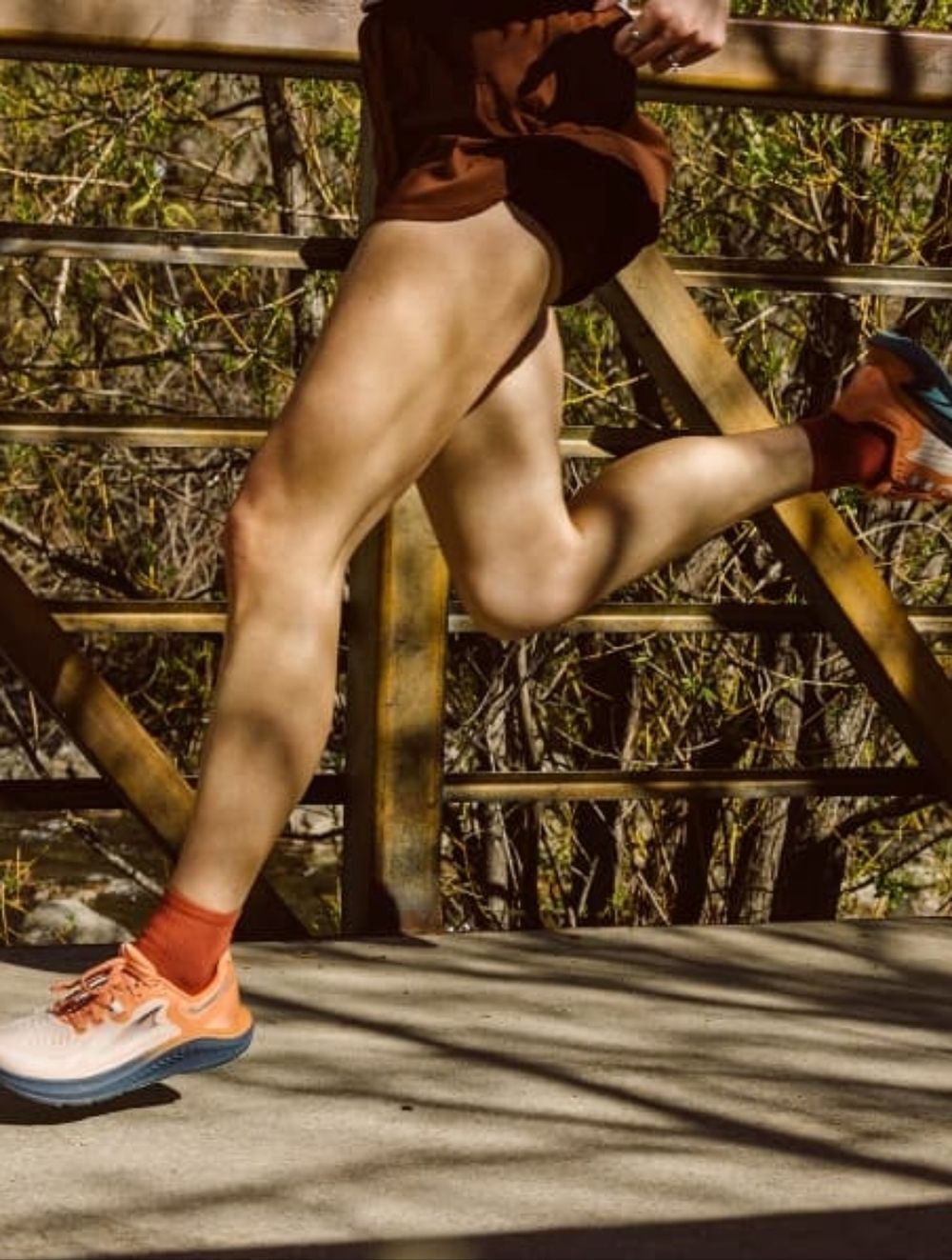 Altra Women's Paradigm 7 in a Coral or Navy/Coral color